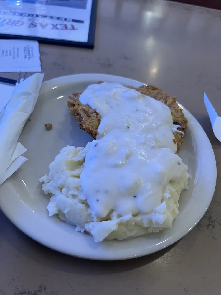 Chicken Fried Steak and Mashed Potatoes and Gravy